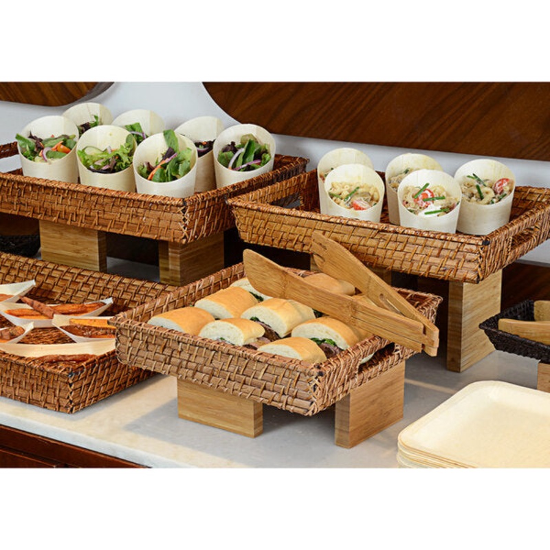 Front of House Display Riser, Bamboo, Set of 2, BHO032BBB20