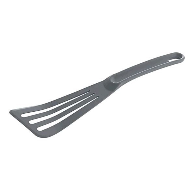 Mercer Hell's Tools 12" Gray High Temperature Slotted Spatula M35110GY