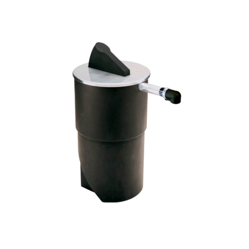 Serve Express Pump 1-1/2 Gallon Condiment Dispenser, Round, Black,  07010