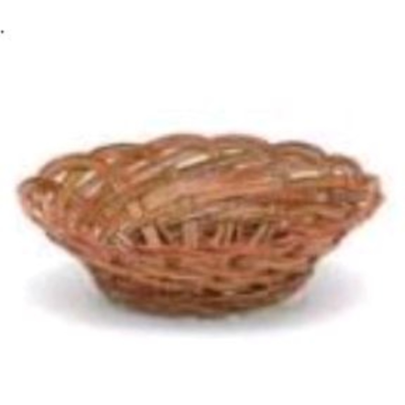 Bacon Basket Limited - Round Cocoa Midrib 8" Basket - 16/8