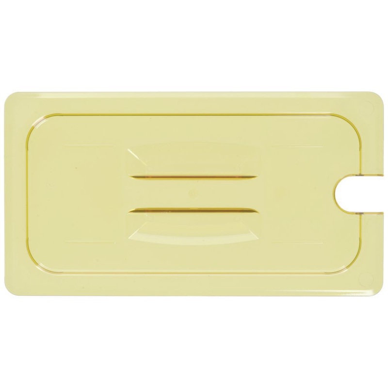 Cambro Lid Notched 1/3 Size Amber 30HPCHN150