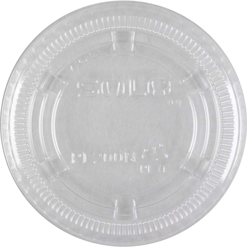 Lids for 2 oz Portion Cups, 2500/1EA, CU102L-DPL200N