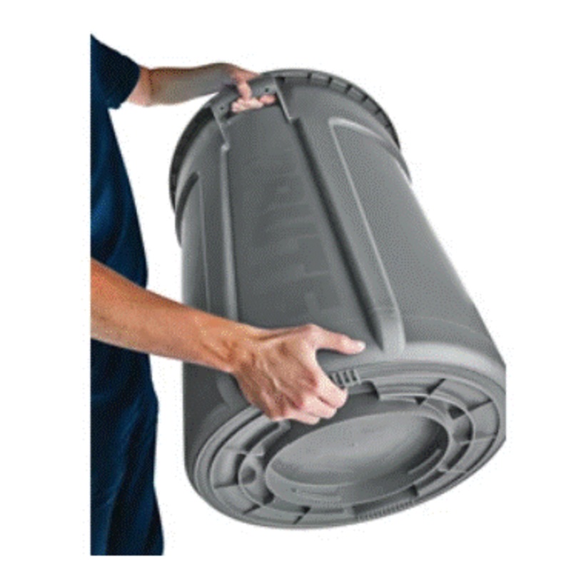 Rubbermaid BRUTE 32 Gallon, Black 1867531