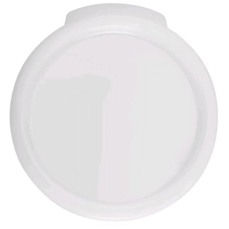 Winco - Round 2/4 Quart Lid White - PPRC-24C