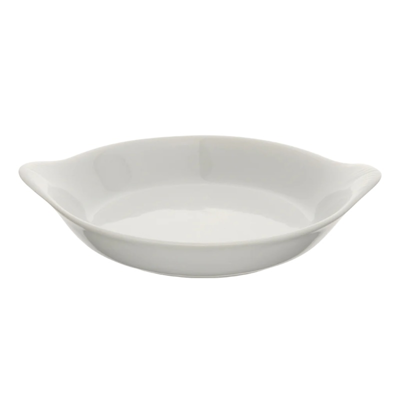 Browne, Round Au Gratin, White, 10 Oz, 564010W