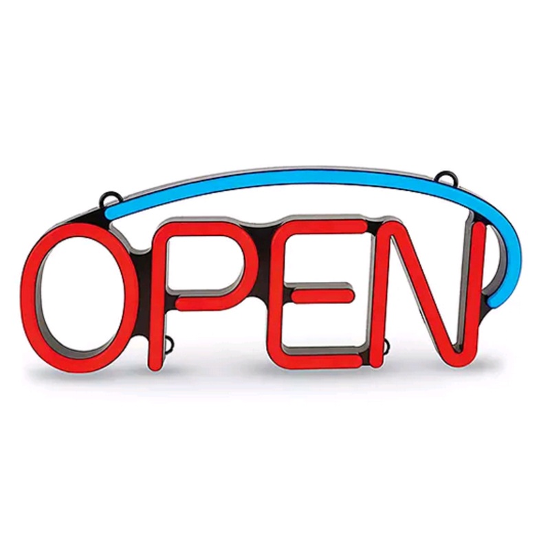 C-M Glo Open LED Sign - English 118042