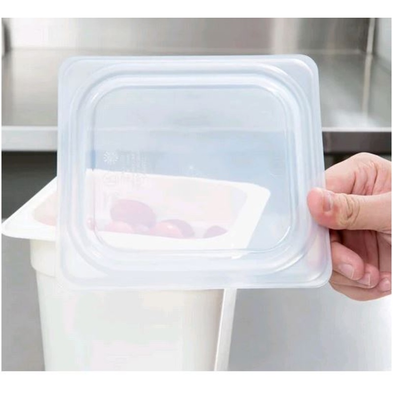 Cambro Seal Lid for 1/6 Food Pan - Translucent - 60PPCWSC190