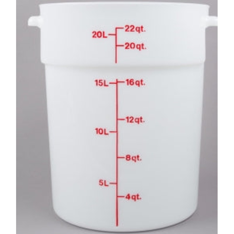 Cambro, 22QT Round Storage Container, 1/1EA, RFS22148