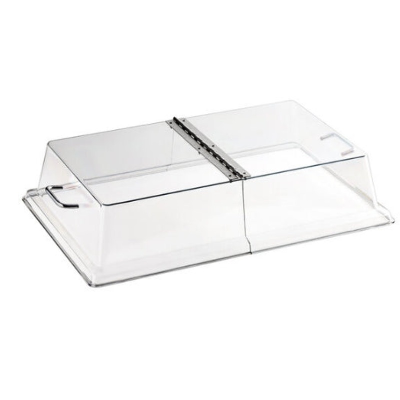 Cambro Rectangular Display Cover with Hinged Lid, 1/1EA, RD1220CWH135