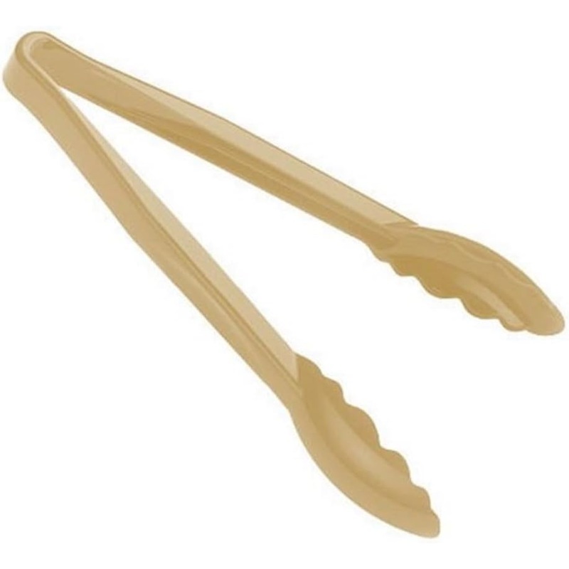 Cambro Tong, Scallop Grip, Beige, 6", 6TGS133