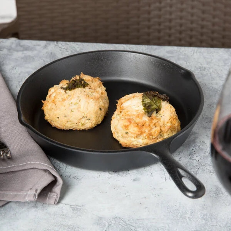 Elite Skillet with Handle, Plastic, 8" Diameter, 3" Handle, MFP8-B