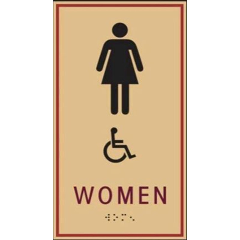 Twin Towers Trading, Women's Restroom Sign - Tusacany - 117310