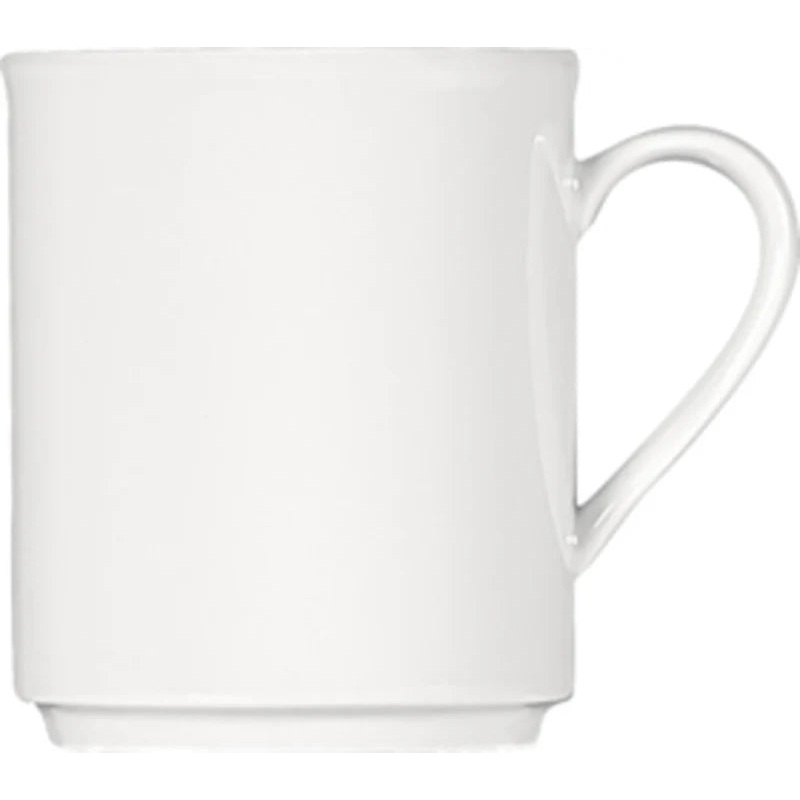Bauscher White Cup, Stackable 2.8" dia. x 3.4" 7.4 oz  705222
