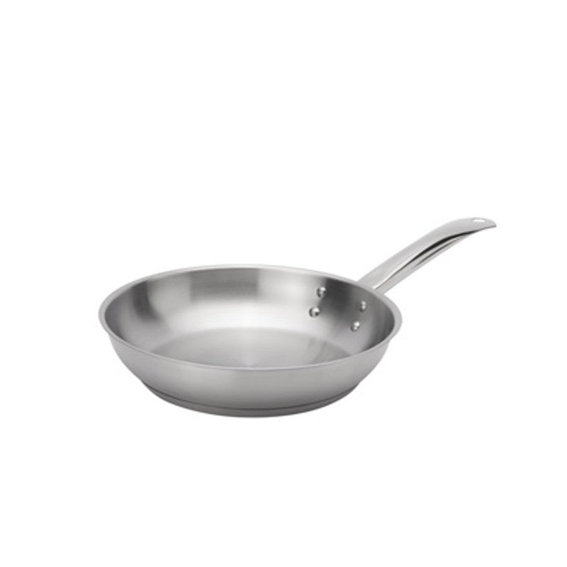 Browne 9.5" Elements Stainless Steel Fry Pan - 5734050