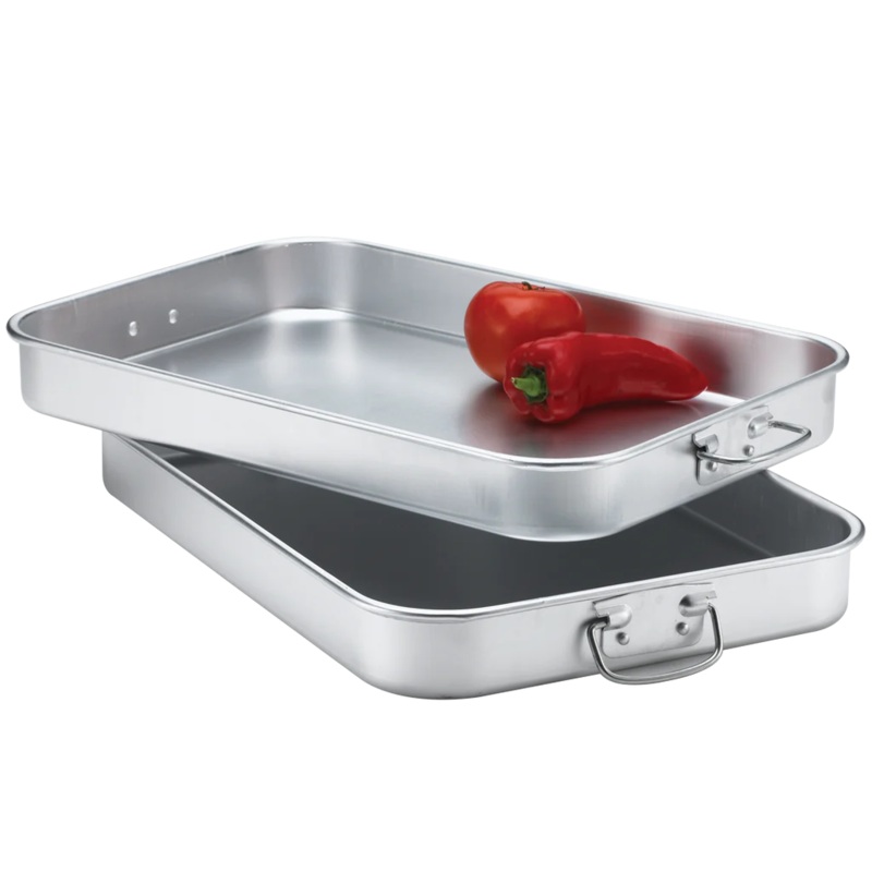 Browne Roast Pan Aluminum 18.7x12.8x2." 5811014