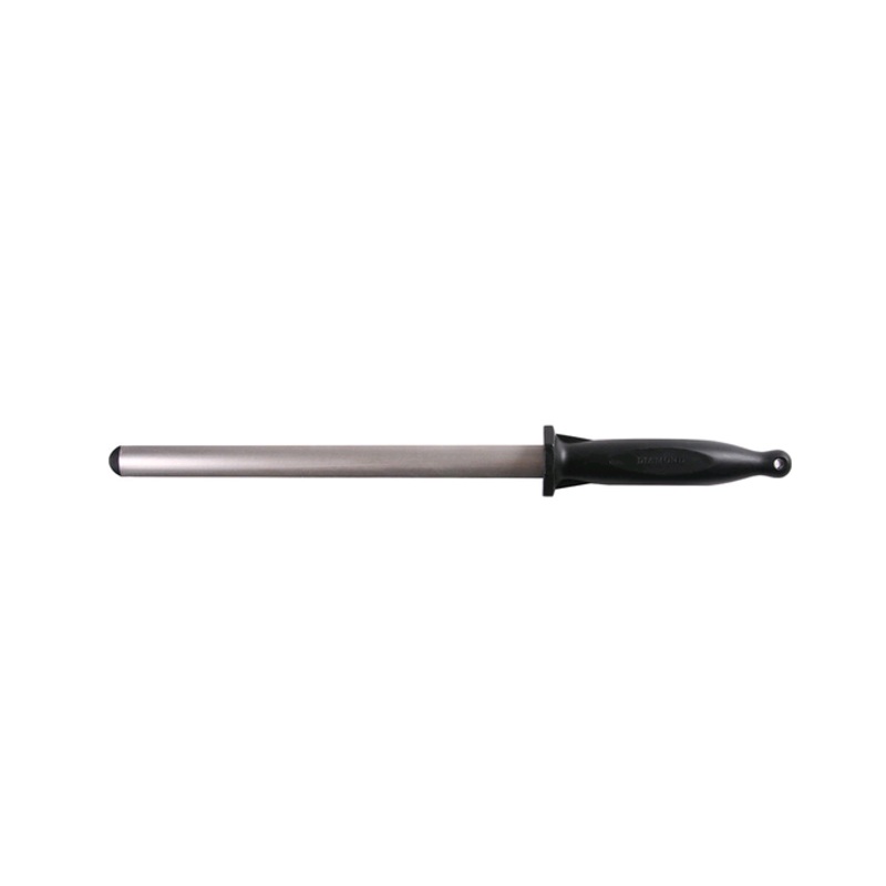 Mercer Sharpening Steel 12" Black Handle 1/1EA M15912