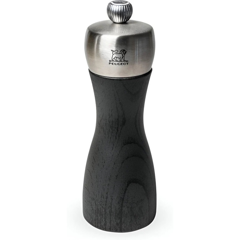 Peugeot Fidji Salt Mill 6" Wood, S/S, 39493