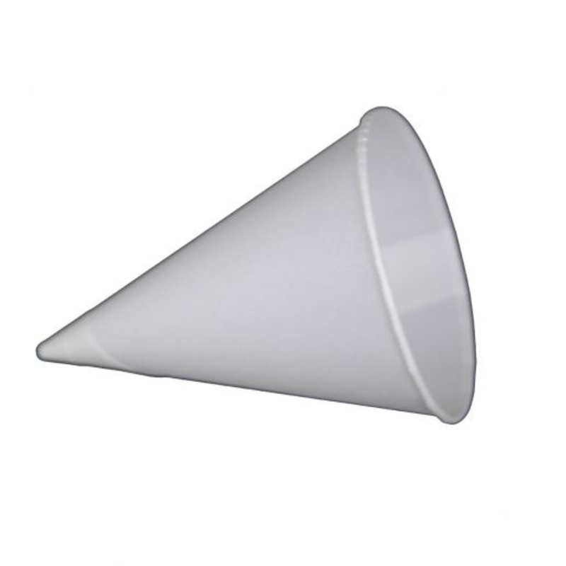 Winco Snow Cone Cup, 6oz, White  72507