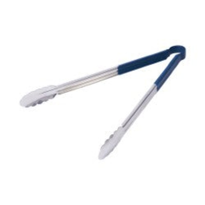 12" Blue Handled Tongs