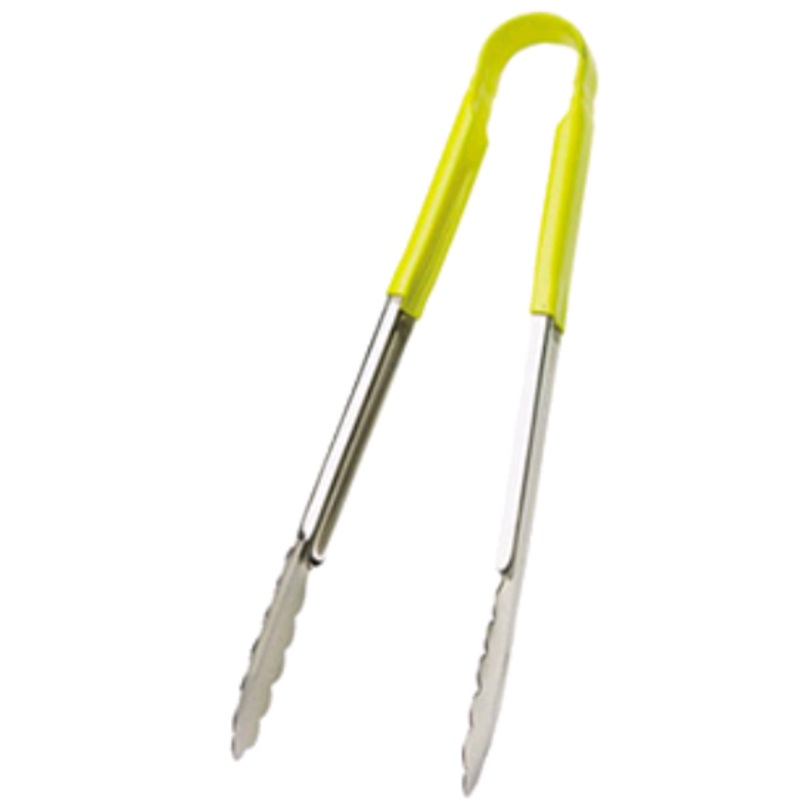 12" Yellow Handled Tong