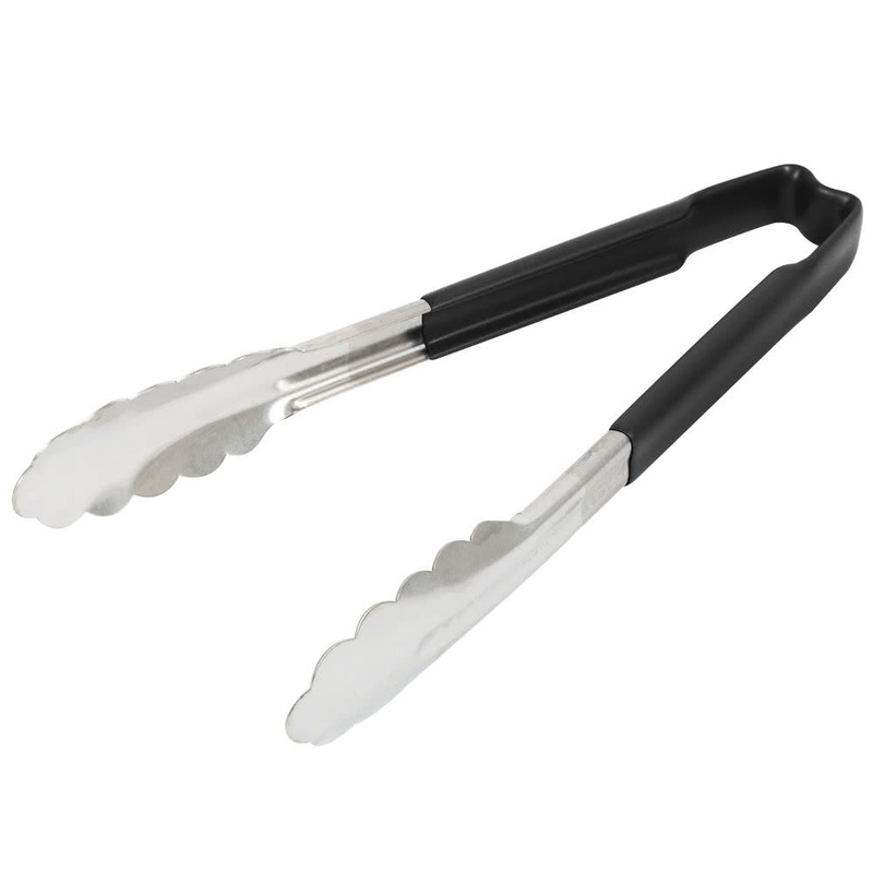 9.5" Black KOOL-TOUCH Color-coded Tongs