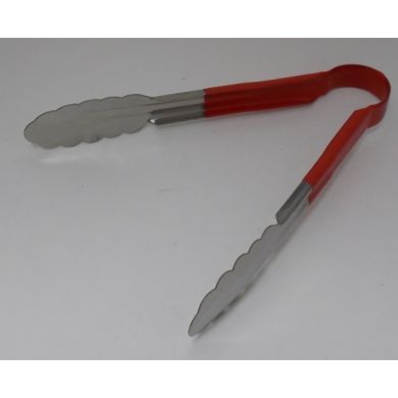9" Red Handled Tong