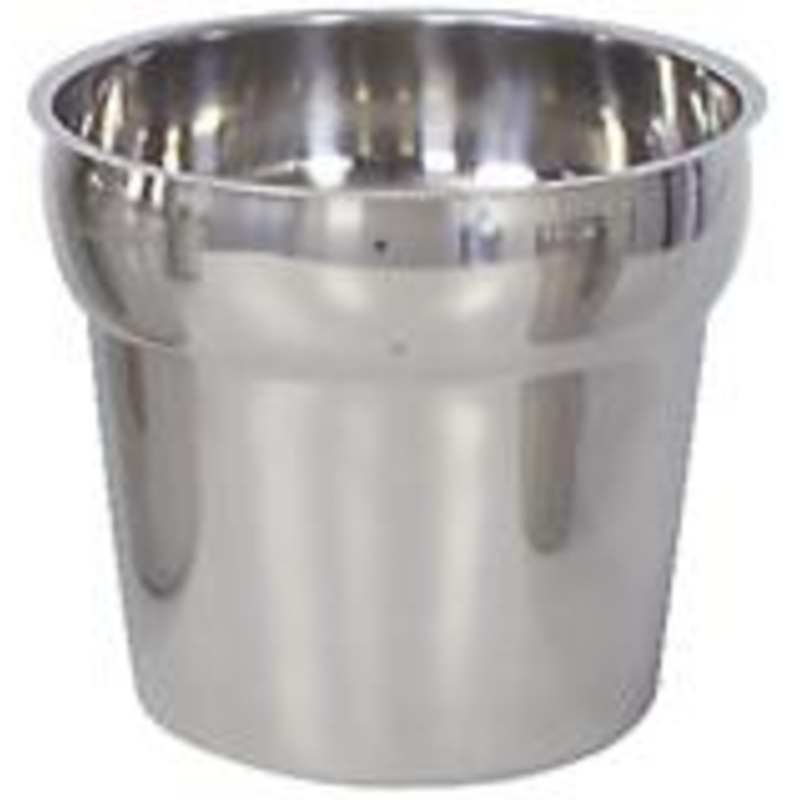 Browne 11QT Round Stainless Steel Table/Soup Warmer Insert 575591
