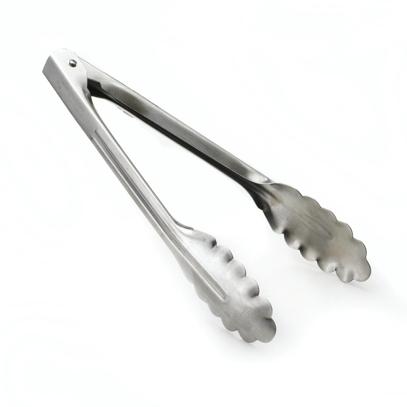 Browne 57538 12" Stainless Steel Utility Tongs
