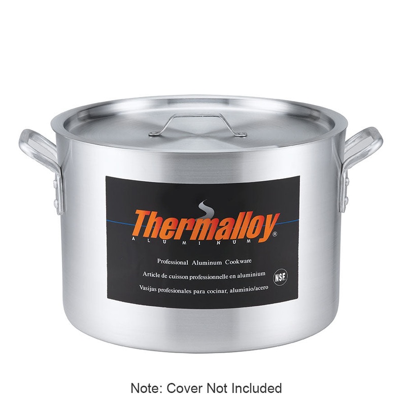 Browne 5814120 20 Qt Aluminum Stock Pot - Heavy Duty