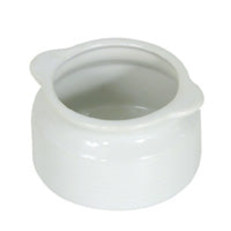 Browne 744049W 12oz White Onion Soup Bowl