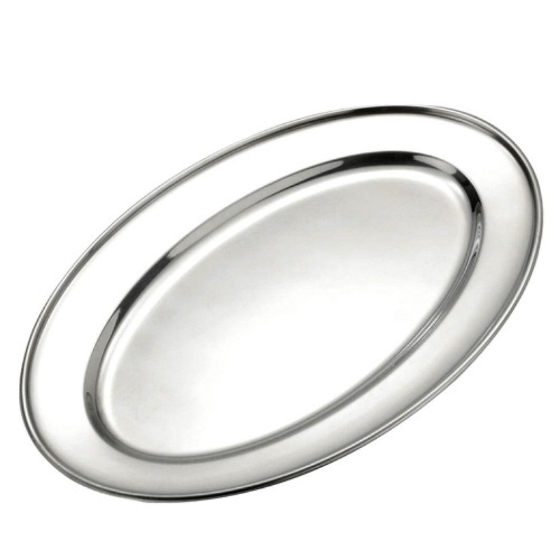 Browne Stainless Steel Oval Platter (1 Each)