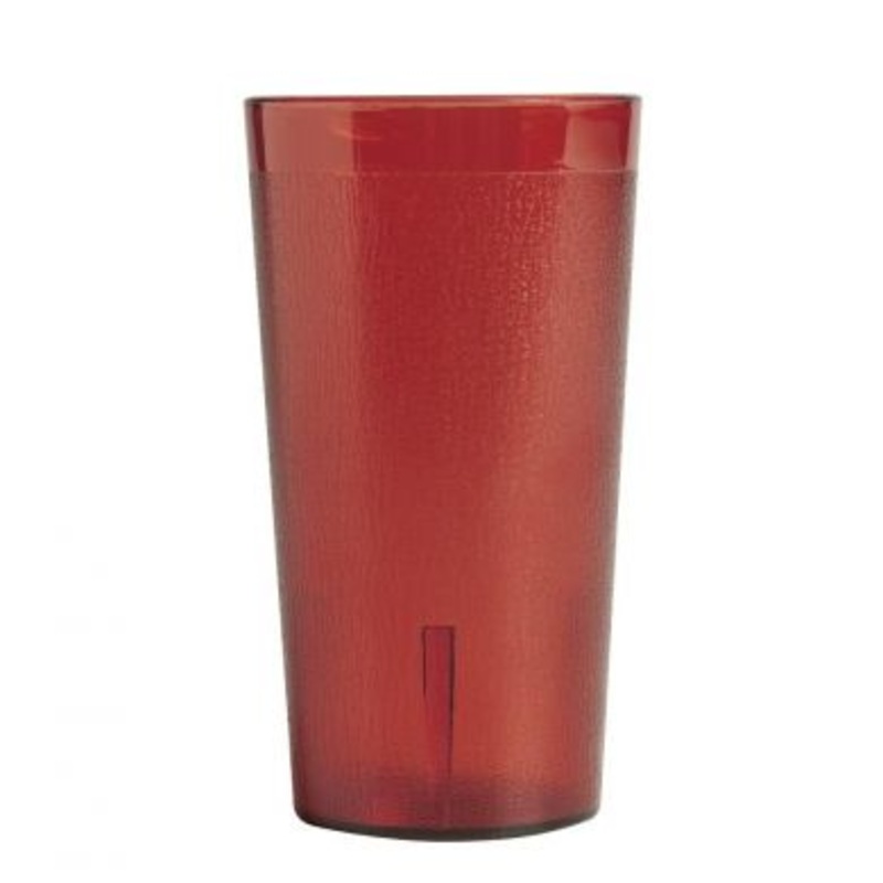 Cambro 12oz Red Plastic Tumbler