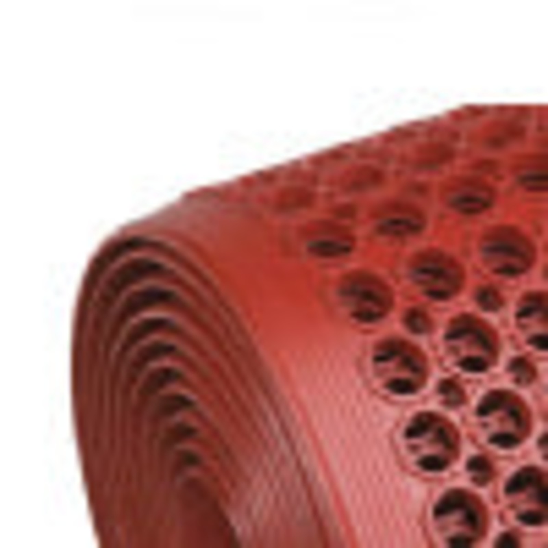 COMPETITOR Anti-Fatigue Floor Drain Mats - Grease Resistant Red - AFD3660T 1/1EA