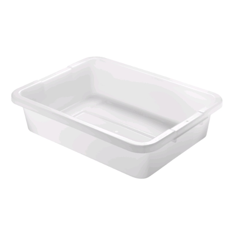 20x15x5 inch White Bus Bin