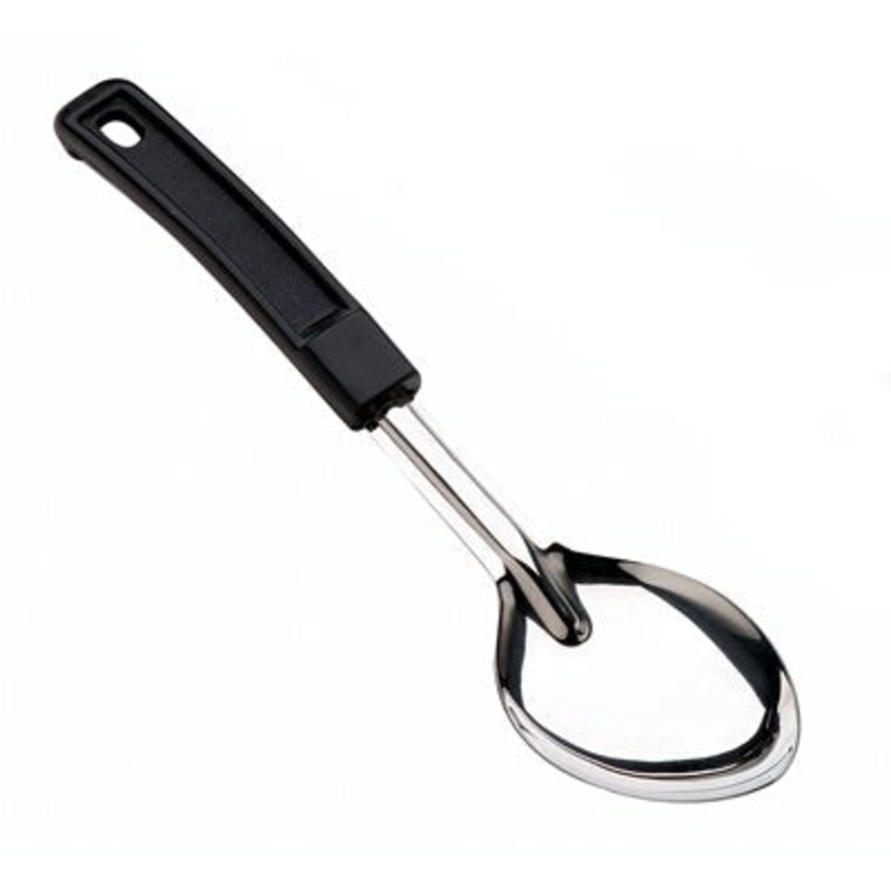 Browne 572331 13" Solid Stainless Steel Serving Spoon w/Plastic Handle (1 Each)