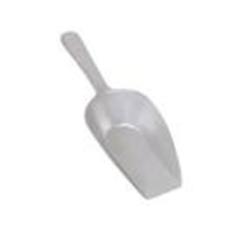 Browne 574251 2oz Aluminum Flat Bottom Scoop (1 Each)