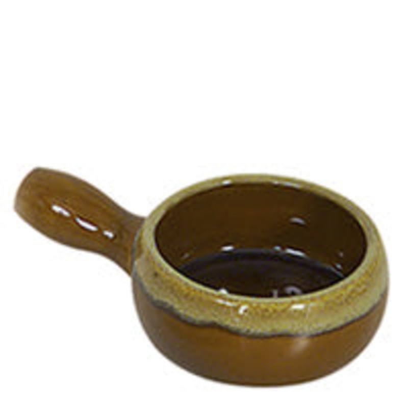 Browne 744053BR 18oz Brown Onion Soup Bowl