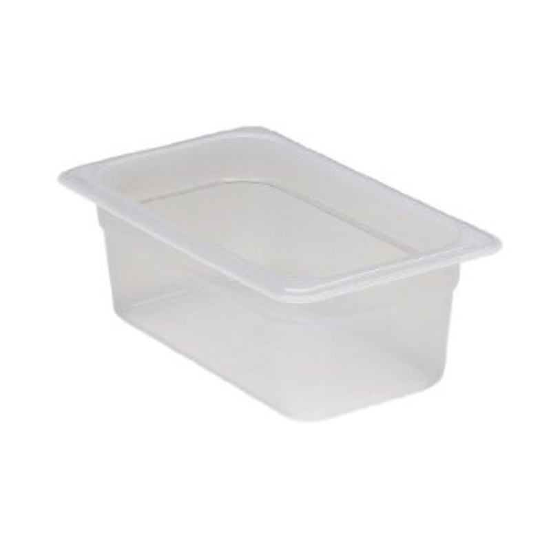 Cambro, insert/Food Pan, Translucent, 1/4 Size 4" Deep, 44PP190