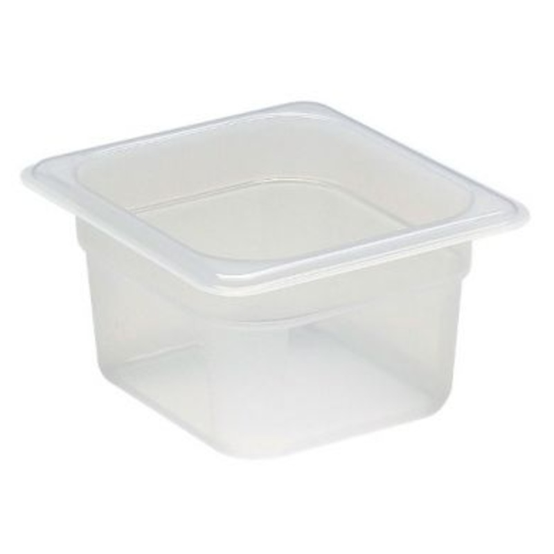 Cambro, Insert/Food Pan, Translucent, 1/6 Size 4" Deep, 64PP190