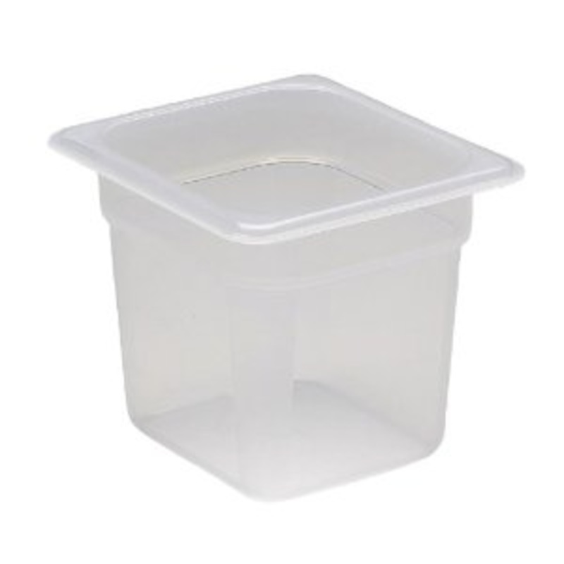 Cambro, Insert/ Food Pan, Translucent, 1/6 Size 6" Deep, 66PP190