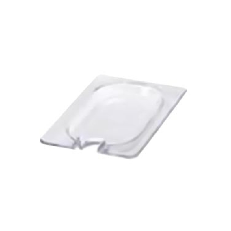 Rubbermaid Insert/Food Pan Cover, Clear, Notched, 1/4 Size FG114P86CLR*