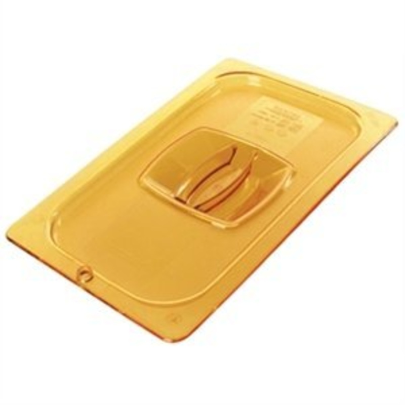 Rubbermiad 1/3 Size Solid Amber Food Pan Cover FG221P23AMBR*