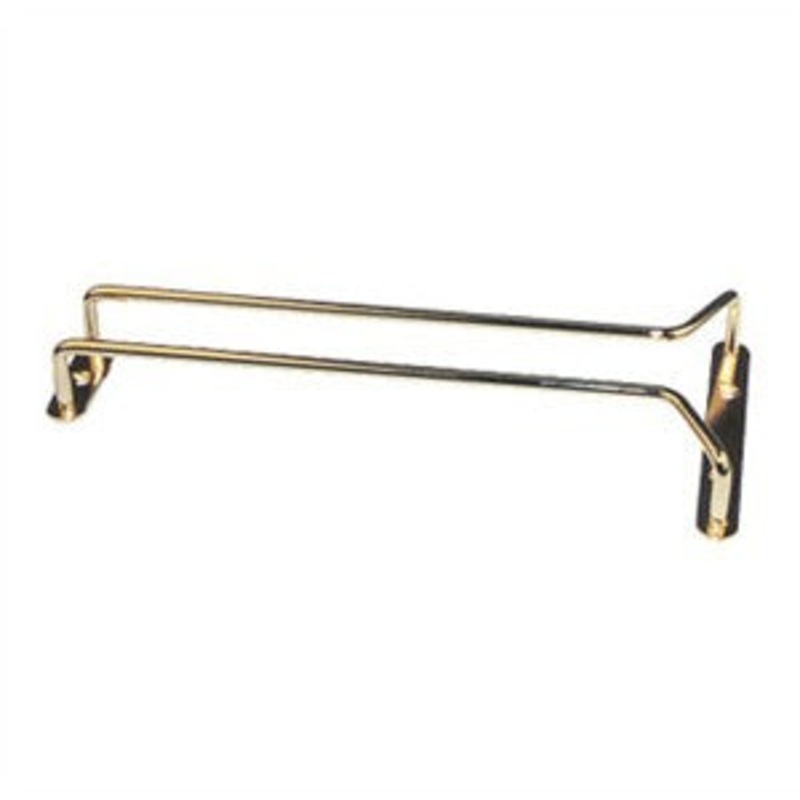 Winco 24" Brass Glass Rack GH-24