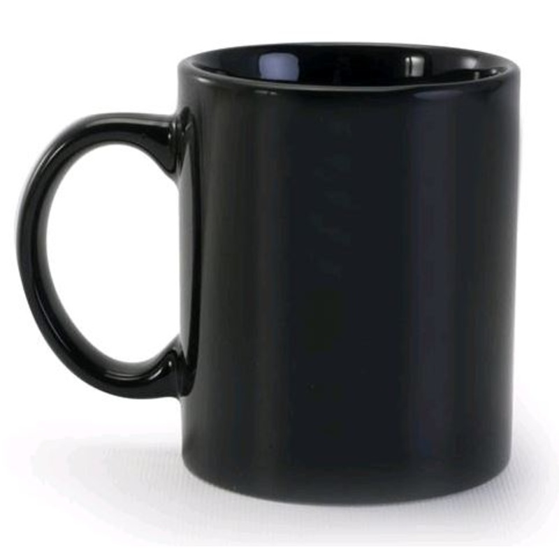 Danesco Black 11oz Mug 413BK pack of 6*