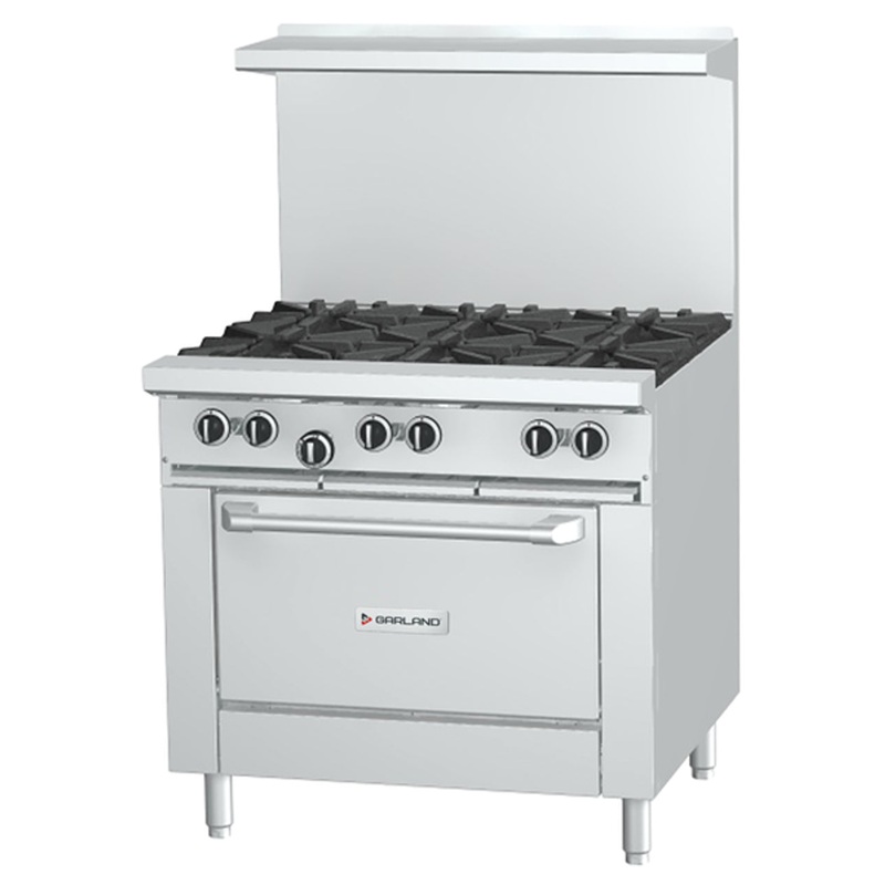 Garland G-Series 36" NG Range w/ Storage Base, 2 Open Burners & 24" Griddle G36-2G24R*