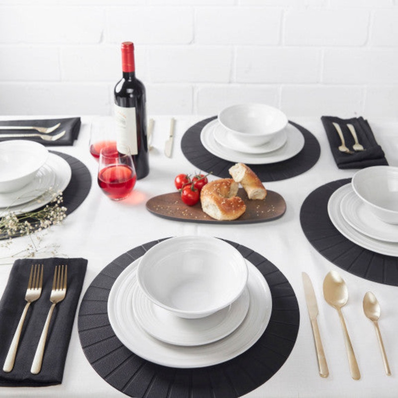 ICM Classic Mirror Finish 18/10 Stainless Steel 20 Piece Flatware Set