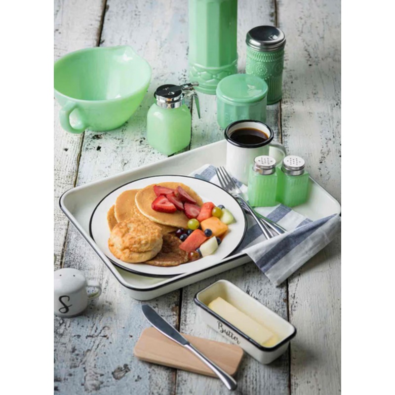 TableCraft - Salt & Pepper Shaker, 2 oz, Jadeite Glass-HJ154