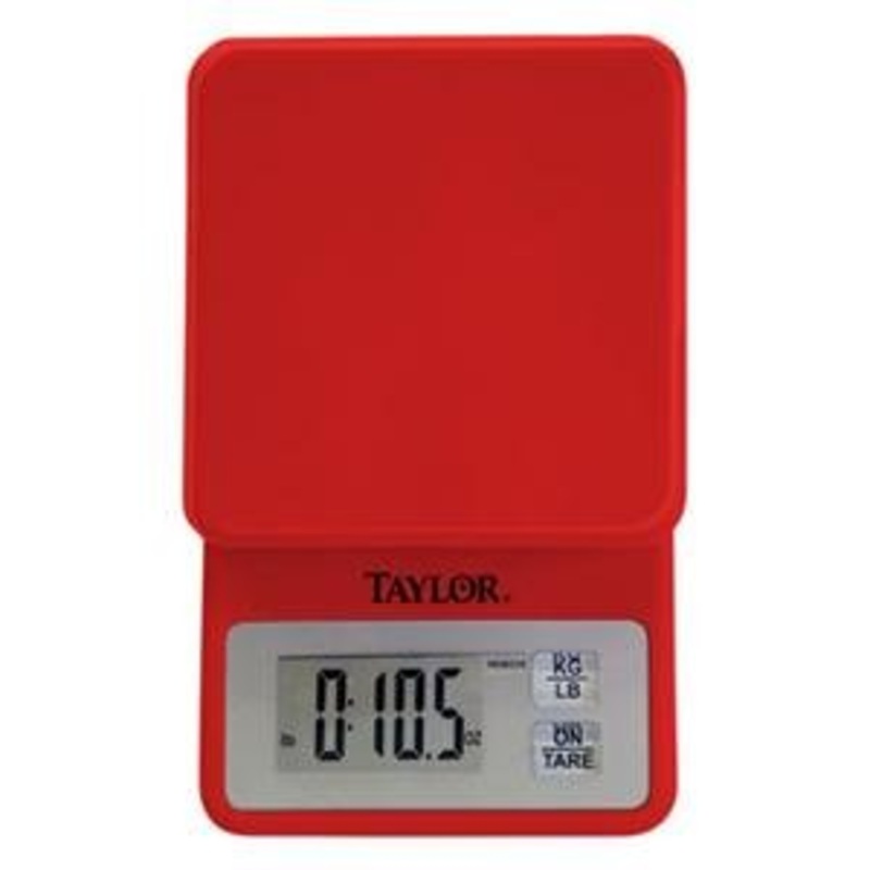 Taylor Digital Scale, Red  3817R