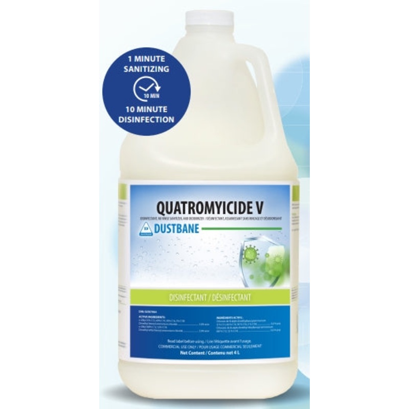 Vallen Dustbane Quatromyicide Sanitizer, 1/1EA, DSD52891