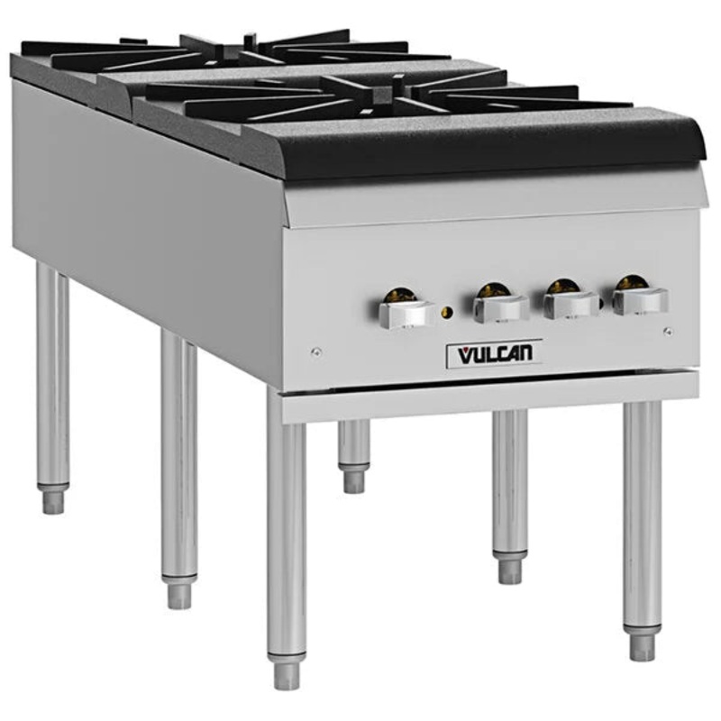 Vulcan Naturlas Gas 2 Burner Stock Pot Range VSP200F*